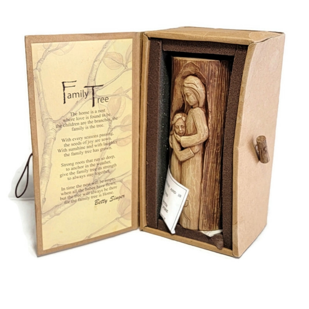 Betty Singer Collection Candle Holder A Daughter's Love is True with Box 7.5"